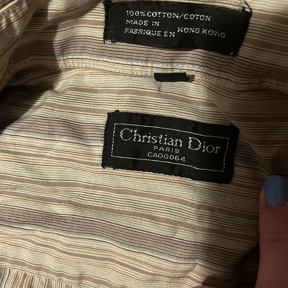 Vintage Christian Dior Button down shirt - Picture 8 of 10